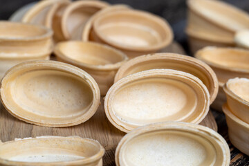 waffle empty cups for other food