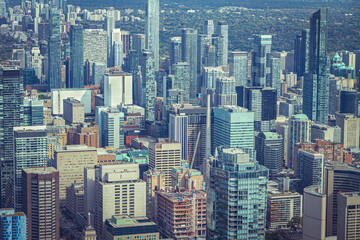 Fototapeta na wymiar Toronto Aerial View
