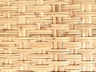 wicker basket pattern, background. Made by bamboo.