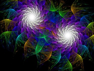 Obraz premium Imaginatory fractal abstract background Image