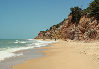 Beach and cliff