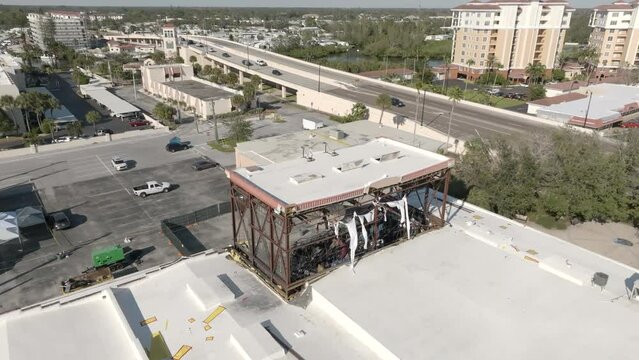 Venice Florida Theatre after Hurrican IAN