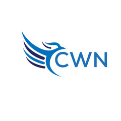 CWN letter logo. CWN letter logo icon design for business and company. CWN letter initial vector logo design.
