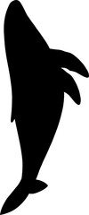 Whale silhouette