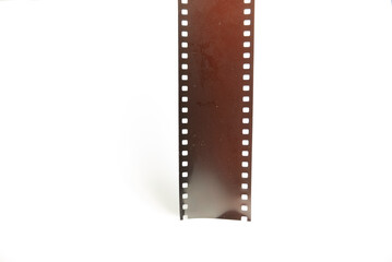 A negative old film strip