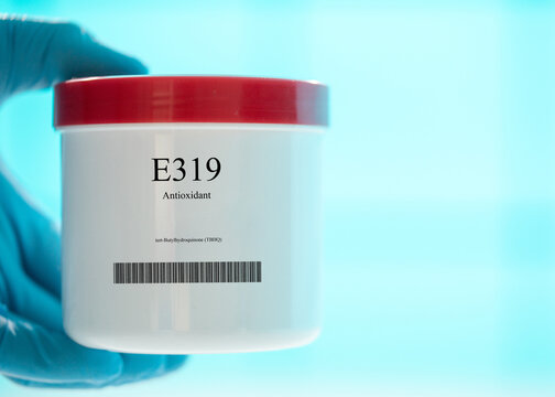 Packaging with nutritional supplements E319 antioxidant