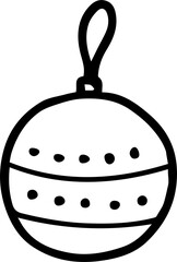 Doodle Christmas Ball