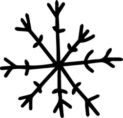 Doodle snowflake