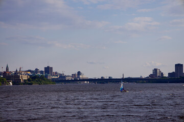 Fototapeta na wymiar Ottawa River in Ontario Canada