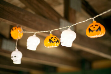 String of Halloween lights