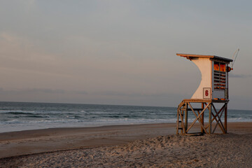 Lifeguard tower on North Carolina beach