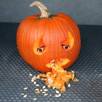 The puking pumpkin