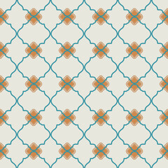 sky blue color geometrical repeat indian mughal pattern
