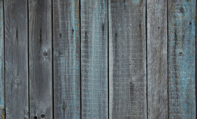 Obraz premium Wooden fence, table surface. Natural color. Weathered wood background