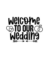 Wedding SVG Bundle, Wedding Signs Svg Bundle, Wedding Sign Svg Png Dxf Eps, Wedding Svg, Welcome To Our Wedding Svg Png Dxf Eps