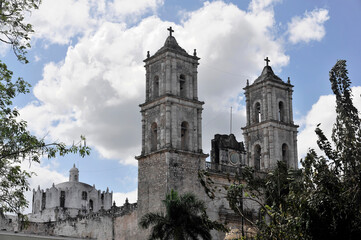Fototapeta na wymiar Kathedrale San Idelfonso am Plaza Mayor, Merida, Yucatan, Mexiko, Mittelamerika