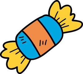 Hand Drawn candy illustration