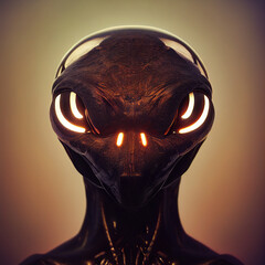 Head of alien