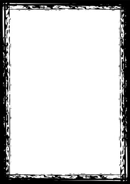 Grunge rectangular frame
