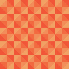 Orange color square background and pattern.