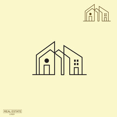 real estate logo , modern architecture logo 