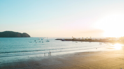 sunset on the beach - Costa Rica