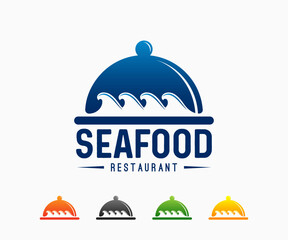Seafood logo design inspiration. Food logo design