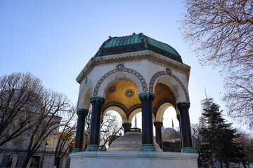 German Fountain in Sultanahmet Square. Istanbul. Turkey.