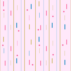 Seamless geometric pattern. Beautiful seamless pattern on a soft pink background. vector eps 10