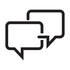 Fototapeta premium chat icon vector design template