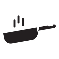frying pan icon vector design template