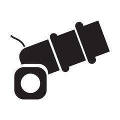 Cannon icon vector design template
