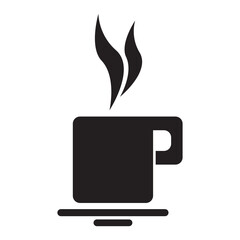 hot cup icon vector design template
