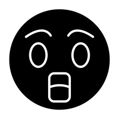 Shocked Glyph Icon