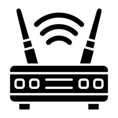 Router Glyph Icon