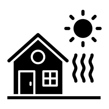 Heat Waves Glyph Icon