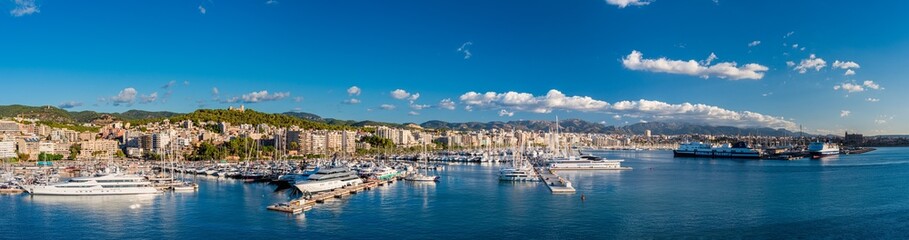 Marina in Palma De Mallorca, Spain, Europe