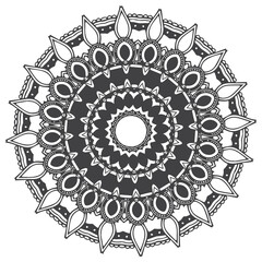 mandala pattern coloring book.ornament round mandala  Perfect for use in any other kind of design. Oriental vector, weave design elements.