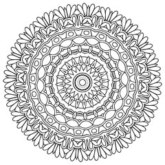 mandala coloring book. original vector design. ornament round pattern mandala  Perfect for use in any other kind of design.