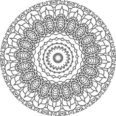 mandala coloring book. original vector design. ornament round pattern mandala  Perfect for use in any other kind of design.