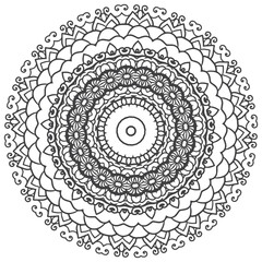 mandala coloring book. original vector design. ornament round pattern mandala  Perfect for use in any other kind of design.
