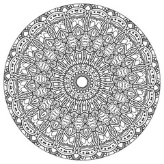 mandala coloring book for adults. oriental vector. ornament round mandala  Perfect for use in any other kind of design.