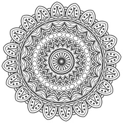 mandala coloring book for adults. oriental vector. ornament round mandala  Perfect for use in any other kind of design.