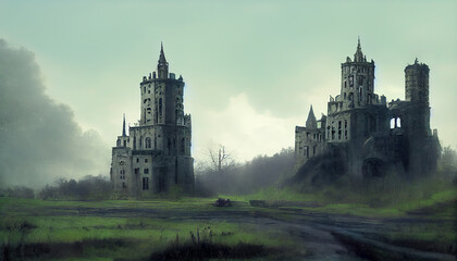Obraz premium Gothic style Palace