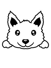 Kleiner süßer Hund Design 