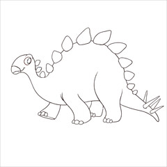 Dinosaur Coloring page for kids