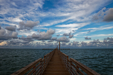 pier in the sea