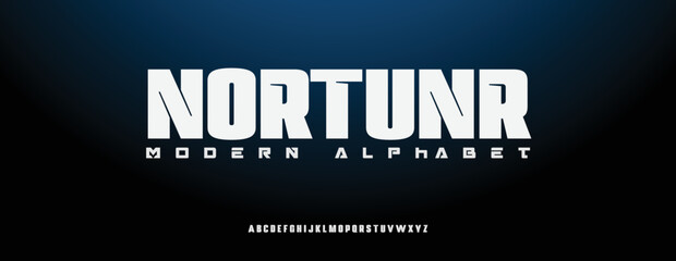 NORTUNR  Elegant alphabet letters font and number. Classic Lettering Minimal Fashion Designs. Typography modern serif fonts decorative vintage design concept. vector illustration