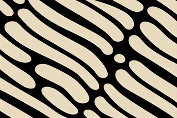 Intersecting lines the ripple effect. Wavy striped facturer. Decorative lined hypnotic contrast background. Monochrome abstract wallpaper with moire effect. 2d texture - obrazy, fototapety, plakaty