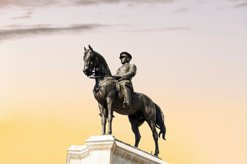 Statue of Ataturk, the founder of modern Turkey, capital city, Ankara	